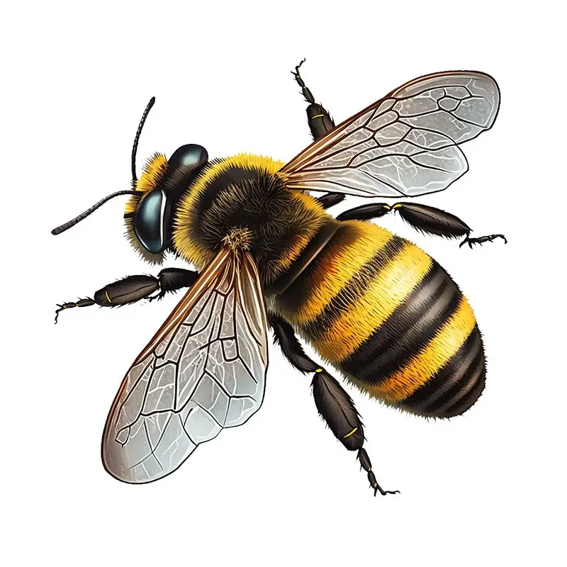 M438 Bienen Insekten Tiere Wanda uf kleber Toilette Wohnzimmer Schrank Kühlschrank Wohnkultur Aufkleber Aufkleber – Detail 4