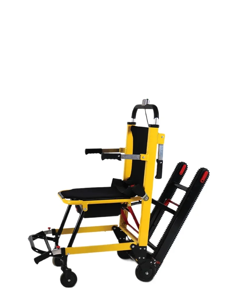 A Electric Stair Climbing Chair up and down Stairs Foldable and Portable Electric Trolley Household Elderly Stair Stretcher