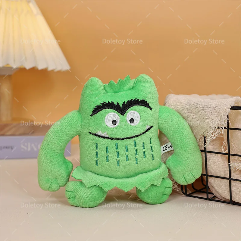 6 Stijlen Kawaii De Kleur Monster Pluche Pop Baby Sussen Kussen Zacht Dier Gevulde Emotie Plushie Poppen Voor Kinderen