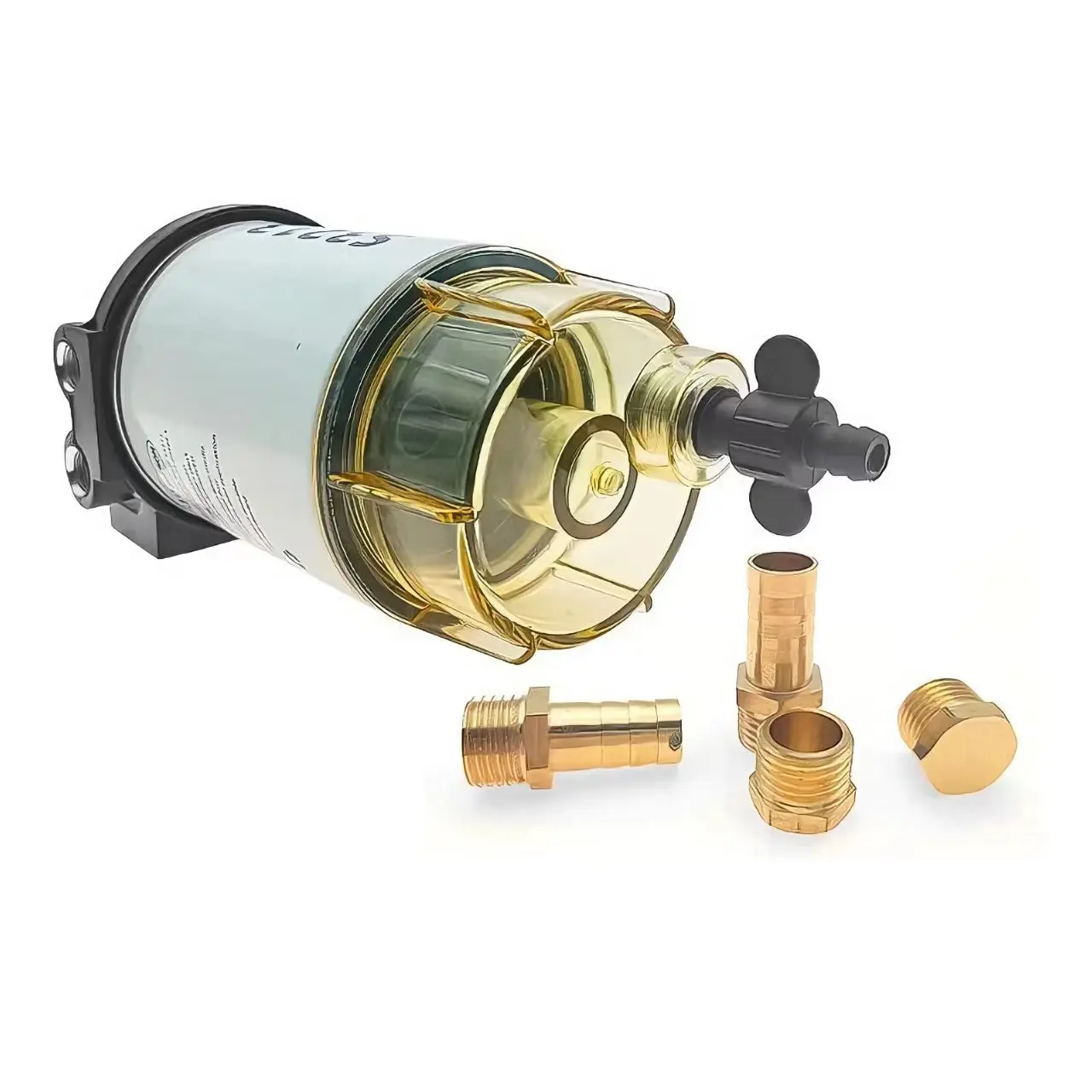 S3213 10-Micron Fuel Water Separator Filter Assembly For Mer Cury Yam Aha Outboard, Racor Sierra Marine Engines