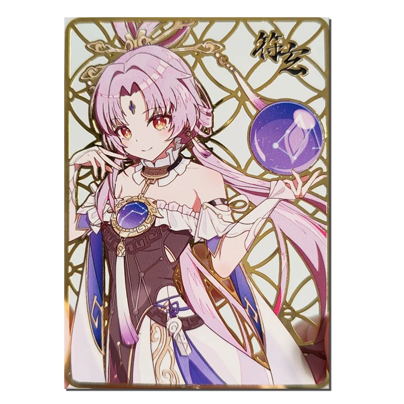 Anime Goddess Story DIY homemade metal cards Eula Kitagawa Marin Nahida Ayanami Rei Game Collection surprise Birthday present