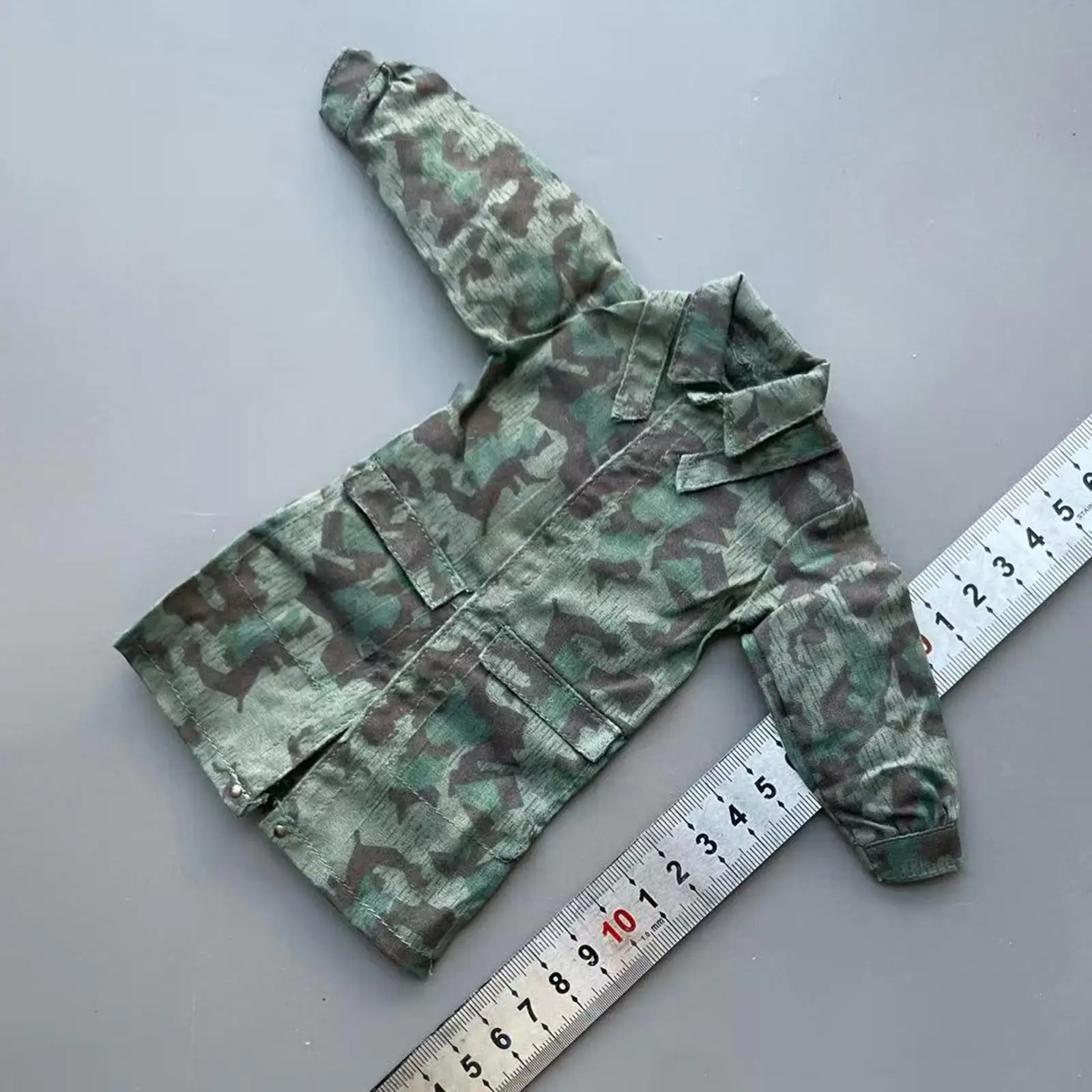 

1:6 Scale Field Jacket Model, Retro Cosplay Casual Dress up Clothes, Action Figure Uniform Top for 12'' Male Dolls