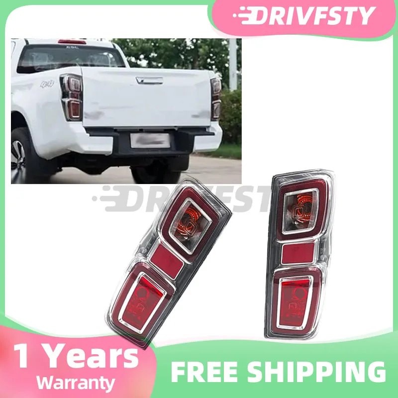 

LED Tail Light For Isuzu D-max Dmax RG01 Pickup UTE 2020 2021 2022 Turn SIgnal Light Brake Lamp Stop Fog Lamp Car Accessories