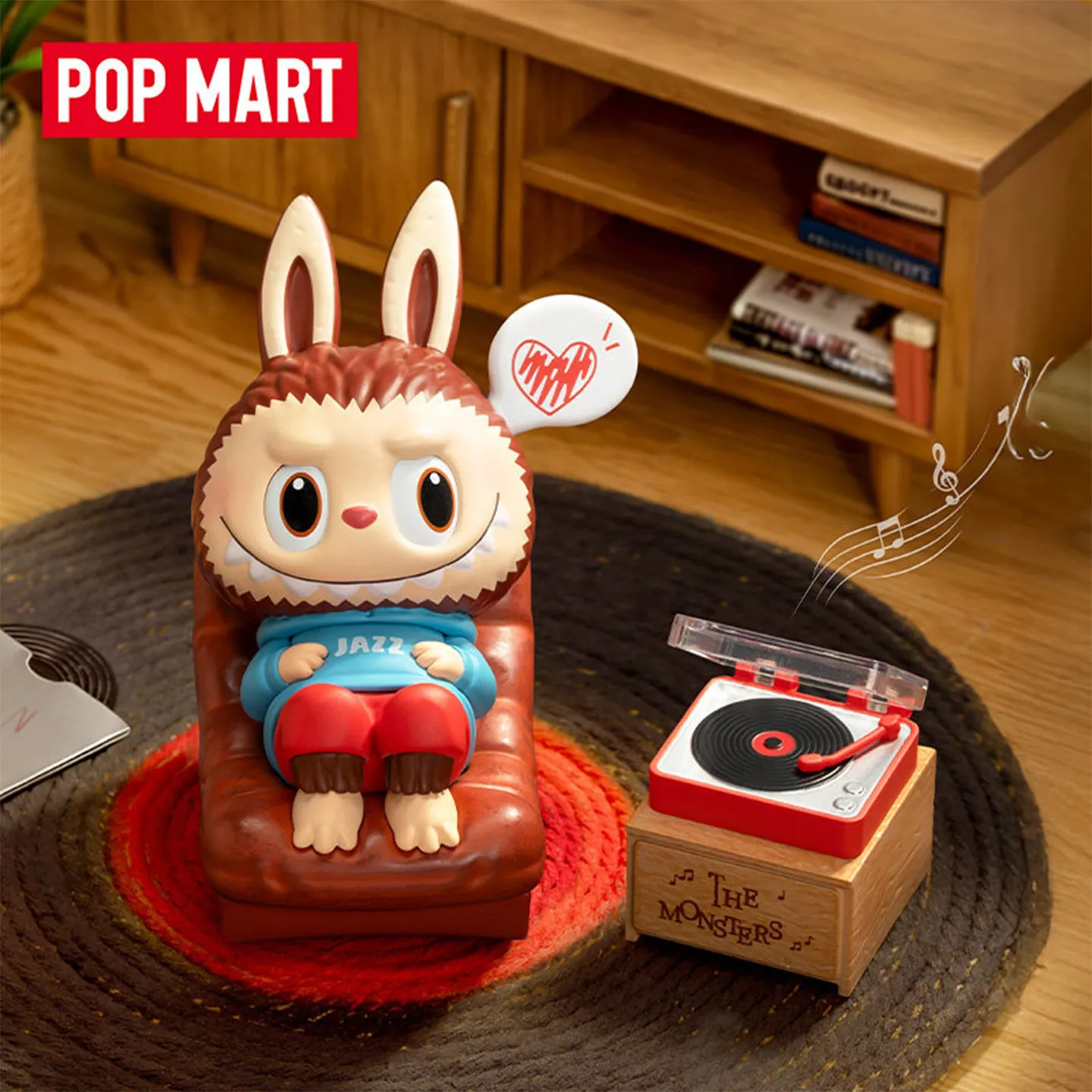

Genuine POP MART LABUBU Jazz Series Hand-made Desktop Ornaments Action Figure Doll Model Collection Toys Birthday Gifts