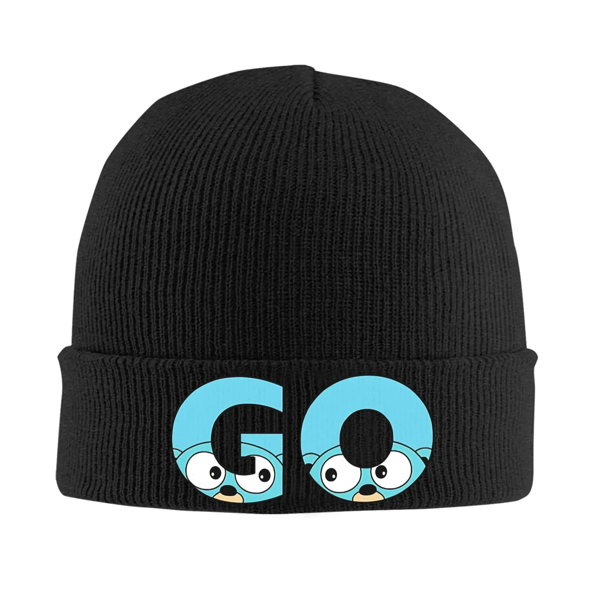 Go gopher  Accessories Winter Warm Cuff Beanie For Women Men Knitted Caps  Bonnet Hats