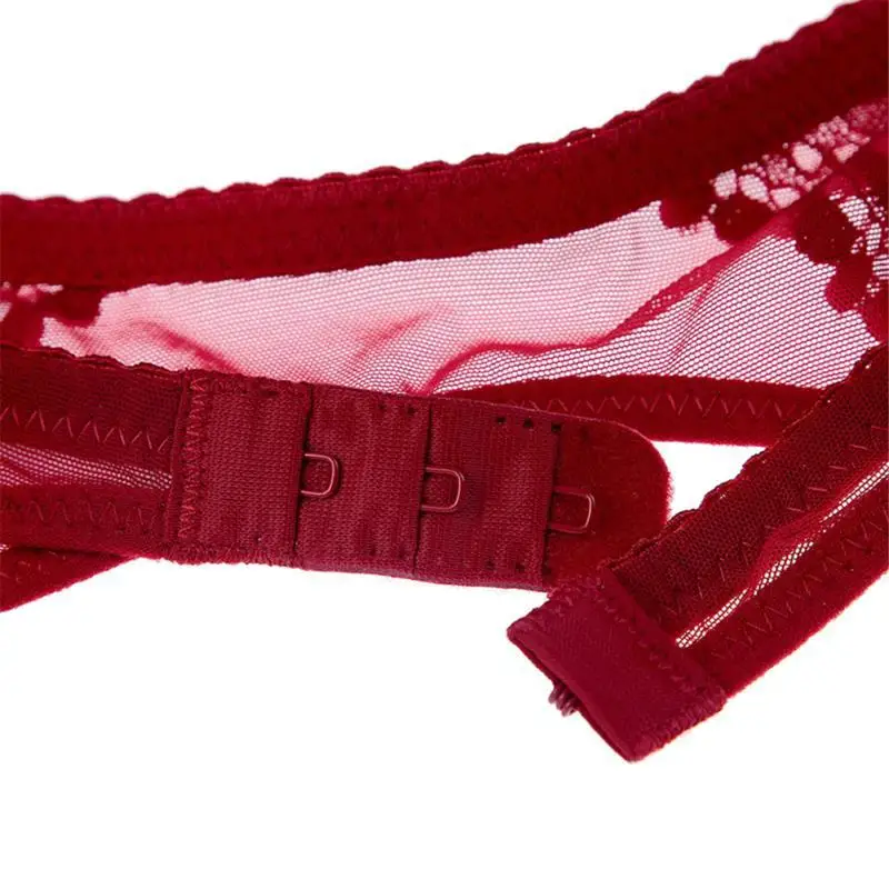 Women Elastic Lace Garter Belts Heart Leg Neck Ring Sexy Girls Adjustable Thigh Stockings Waist Harness Garter Suspender view 6