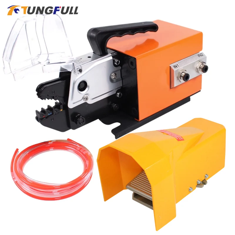 

Pneumatic Crimping Tool AM-10 Pneumatic Terminal Crimping Machine Crimp Machine for Kinds Terminals Pressing Tools