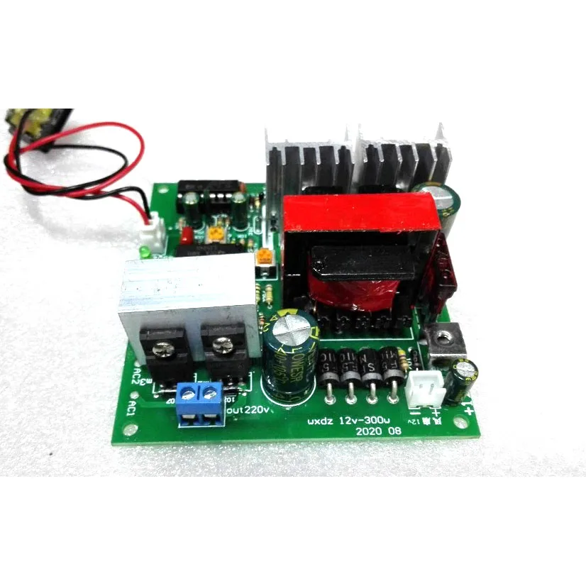 Imagem -06 - Modificado Wave Inverter Circuit Board Bateria de Lítio Boost Power Converter Module 300w dc para ac dc 12v a 220v ac 50hz 60hz