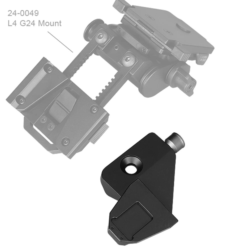 Hunting airsoft accessory PVS-14 Bridge Arm Assembly PVS-14 Dovetail hole 2pcs Helmet Mounting for Double NVG Aluminum gs24-0238