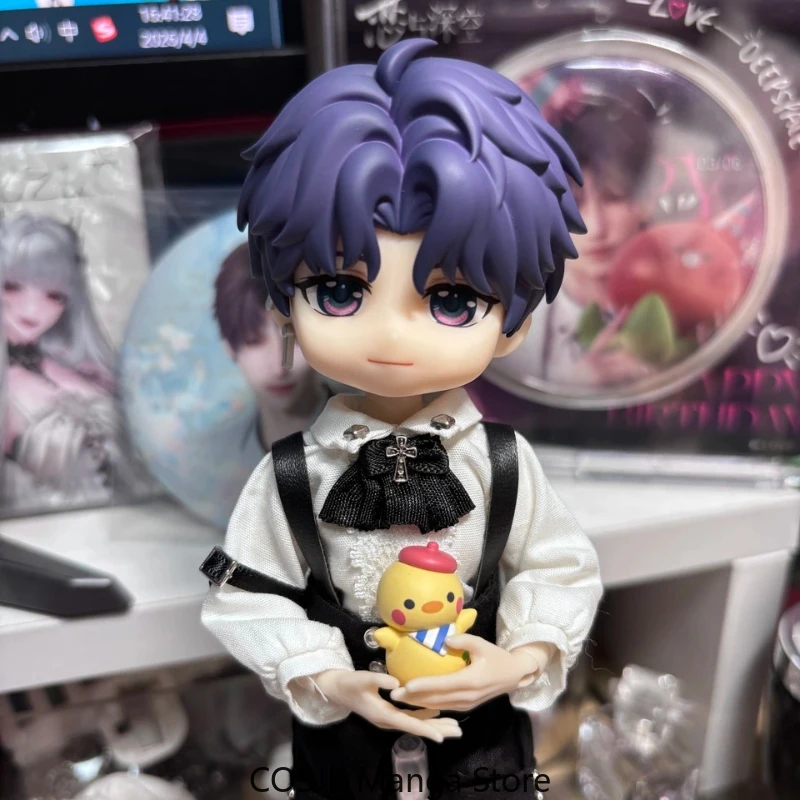 

Anime Love and Deepspace Qi Yu Q Version PVC Collectible Figure Game Cartoon Model Desktop Decor Standing Souvenirs Gift