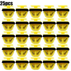 25Pcs Exterior Sill Body Side Moulding Retainer Clips For Hyundai 87758-35000 Auto Clip Rivet Retainer Fastener