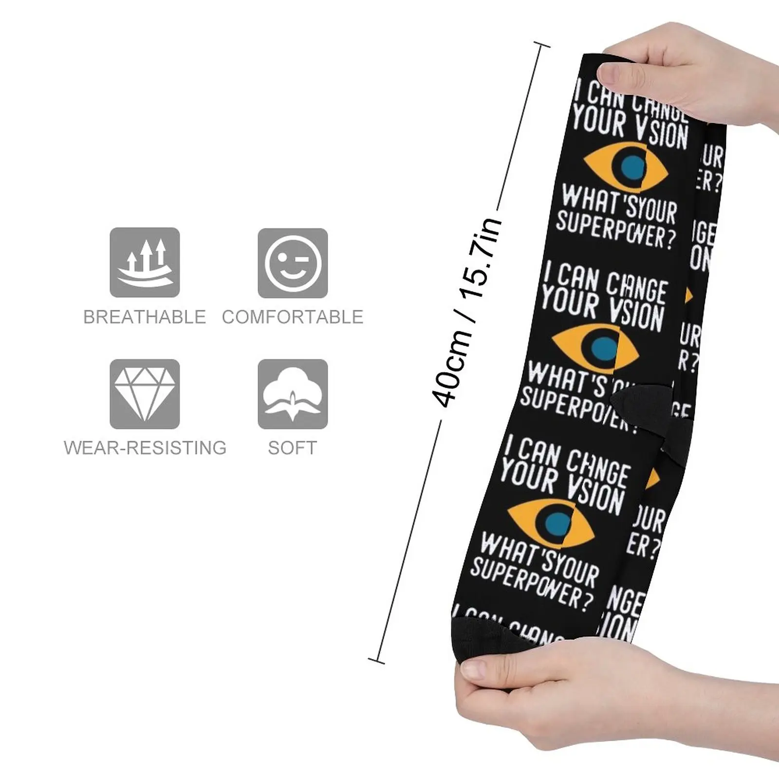 Cute Eye Doctor Optometry Optometrist Men Women Doctor Novelty Gift Socks basketball socks Funny socks