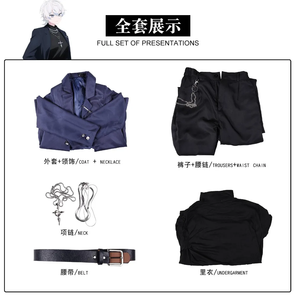 Needy Streamer Overload Michiwa-sama Same Style Cosplay Costume Adult Women Carnival Party Anime Role Play Comic-Con Outfit