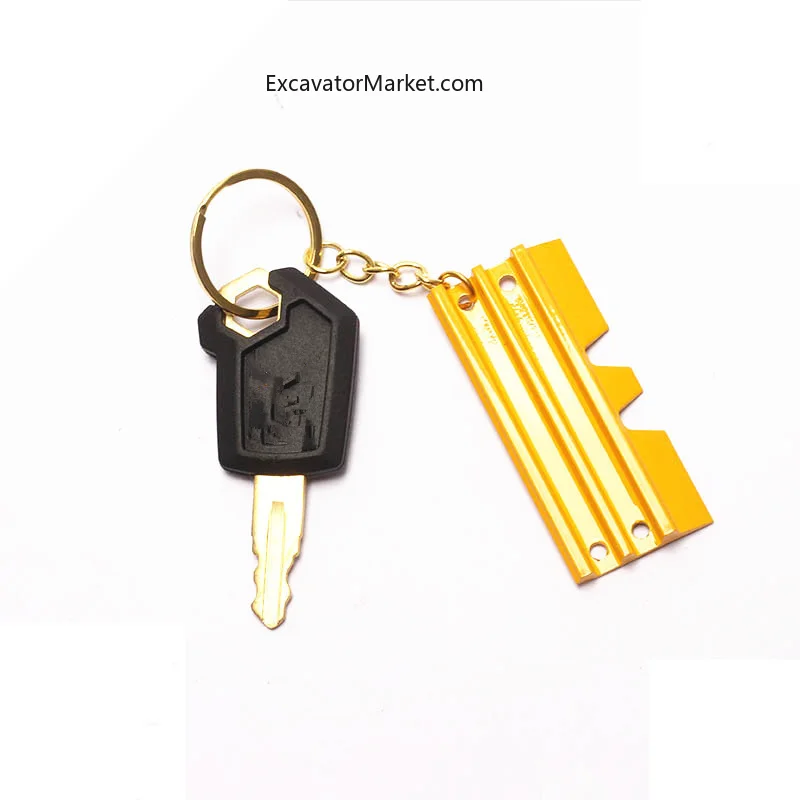 For CATERPILLAR CAT305 320 330 324C D Ignition Door Lock Key Pure Copper New high quality excavator accessories  Excavator Spare