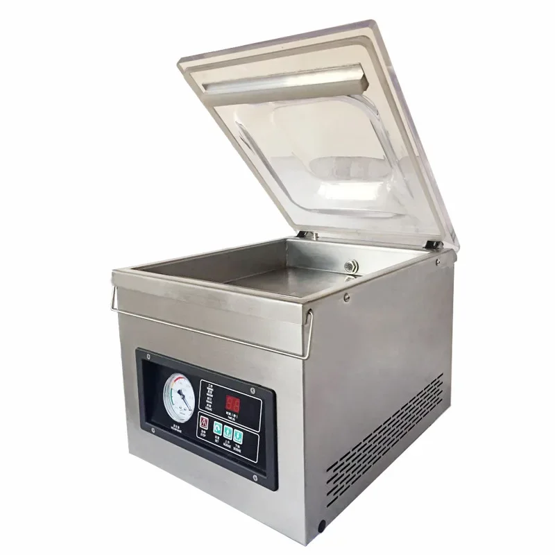 Desktop food vacuum machine, fully automatic vacuum wet and dry small vacuum packaging machine