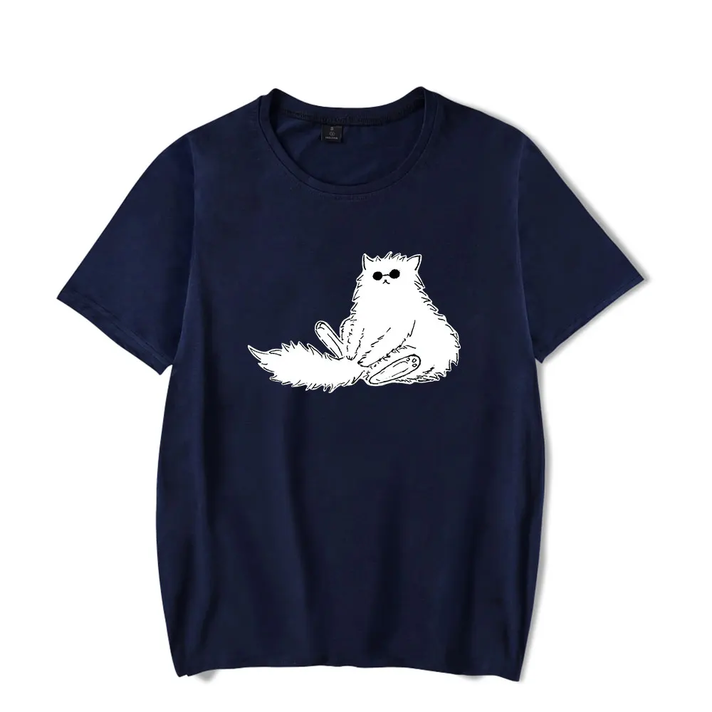 

Gojo cat Merch T-Shirt Men and Woman Short Sleeve Women Funny T Shirt Unisex Harajuku Tops