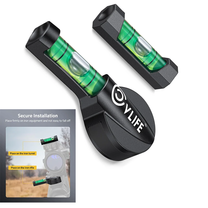 CVLIFE Scope Level Scope Leveling Kit with Magnetic Bases High Visibility Bubble Level for Optics Accessories Leveling System