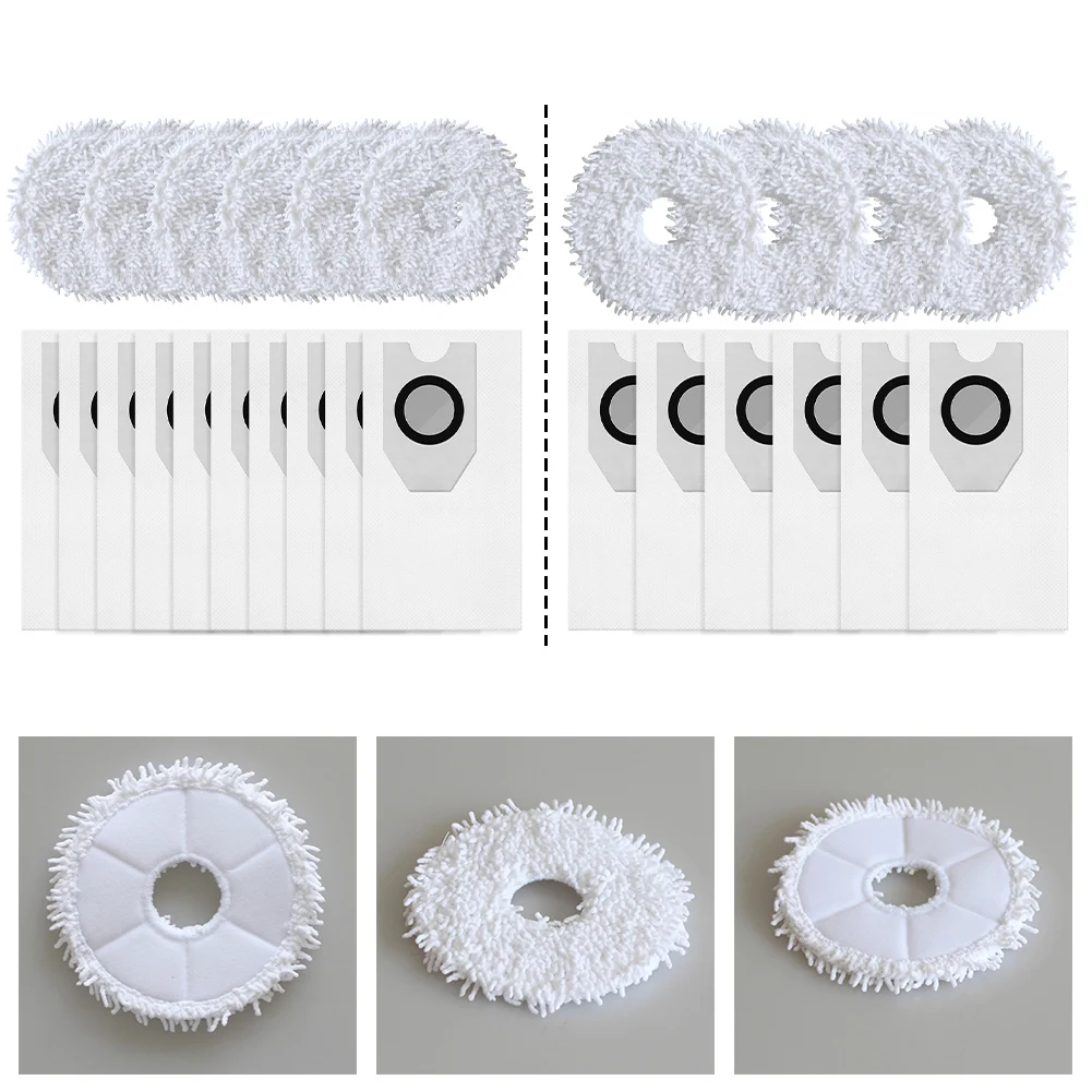 

For Midea V12 /Eureka J12 / Ultra Vacuum Cleaner 1 Set 10/16pcs Replacement Dust Bags, Mops, And Accessories