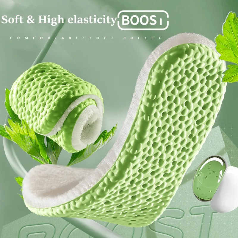 Wool Thermal Insoles for Shoes Sport Deodorization Shock Absorption Arch Support Orthopedic Template Shoe Inserts Man Women Sole