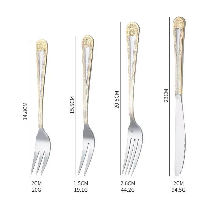 2026NEW Stainless Steel Western Dining Knife, Fork, Spoon Set Tableware Gift Box High-end Tableware Gift Box