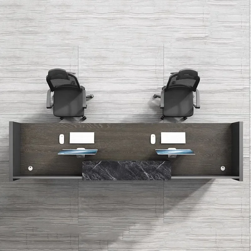 مكتب التجميل منبر منصة مشروبات متجر الاستقبال التجزئة Pulpitos صالون الشعر مكافحة تسجيل الأثاث الحديث Mostrador الفريد #4