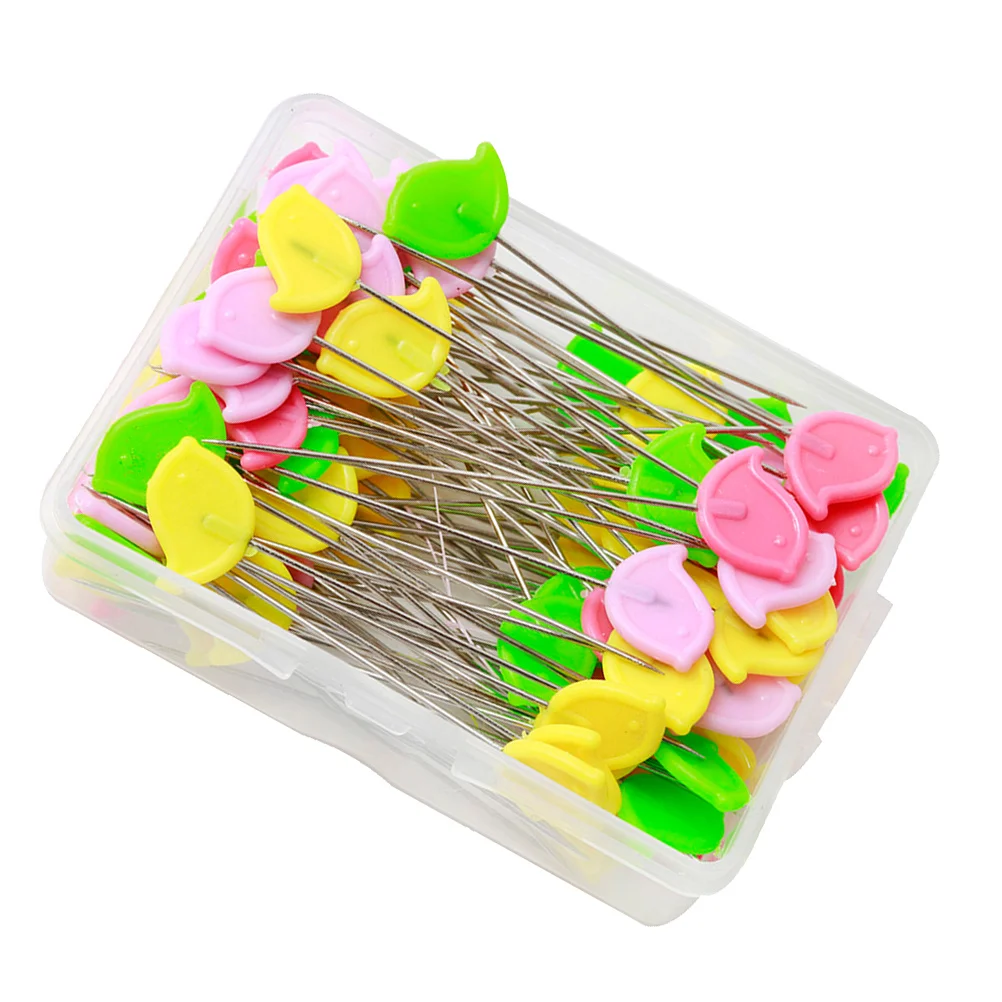 50 قطعة دبابيس رأس الطيور يجب أن تكون لخياطة اللحف ومشاريع الكلية والزينة دبابيس الخياطة رأس الطيور