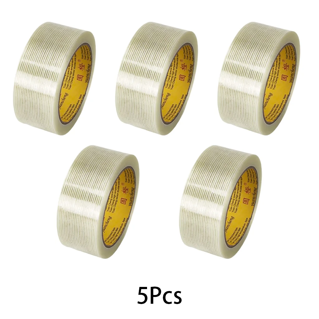1 Rolle transparentes Faserband, das Modell-Lithiumbatterien, Kühlschränke und schwere Gegenstände stark fixiert. Fiberglasband