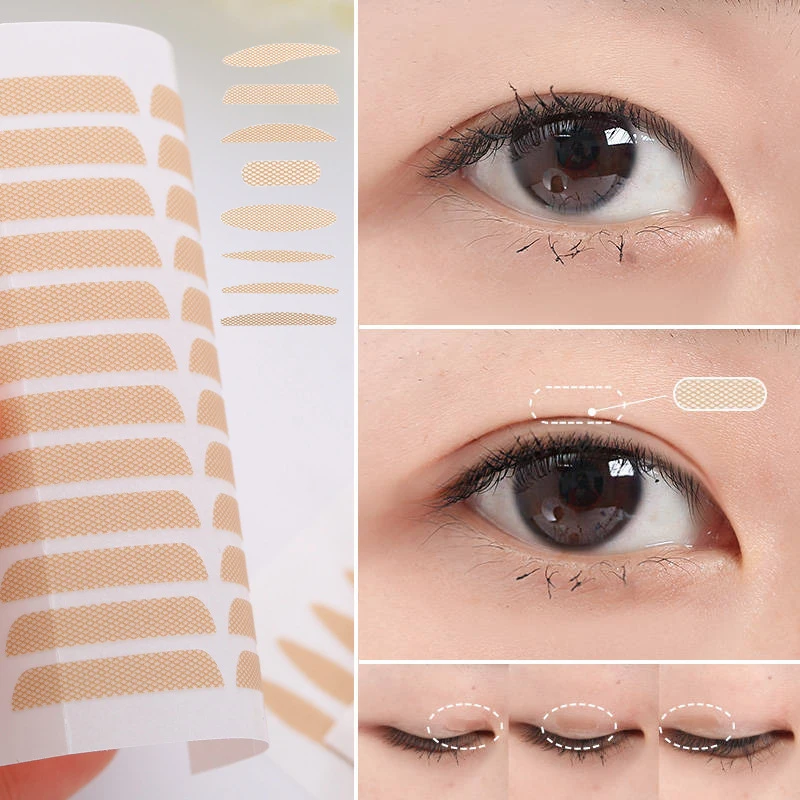 120/180/240 Pcs Self-Adhesive Invisible Eyelid Tape Waterproof Lace Double Eyelid Sticker Eye Lift Strips Makeup Cosmetic Tools