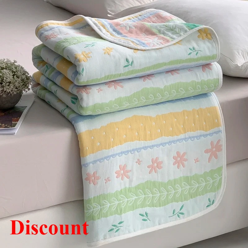 Cotton six-layer yarn Xia Liang quilt pure cotton towel quilt empty blanket nap blanket gauze blanket