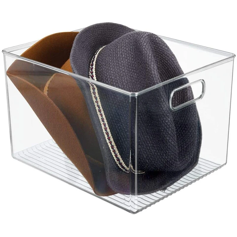 29x20x15cm kotak penyimpanan kulkas transparan akrilik kotak penyimpanan kamar mandi asrama Desktop