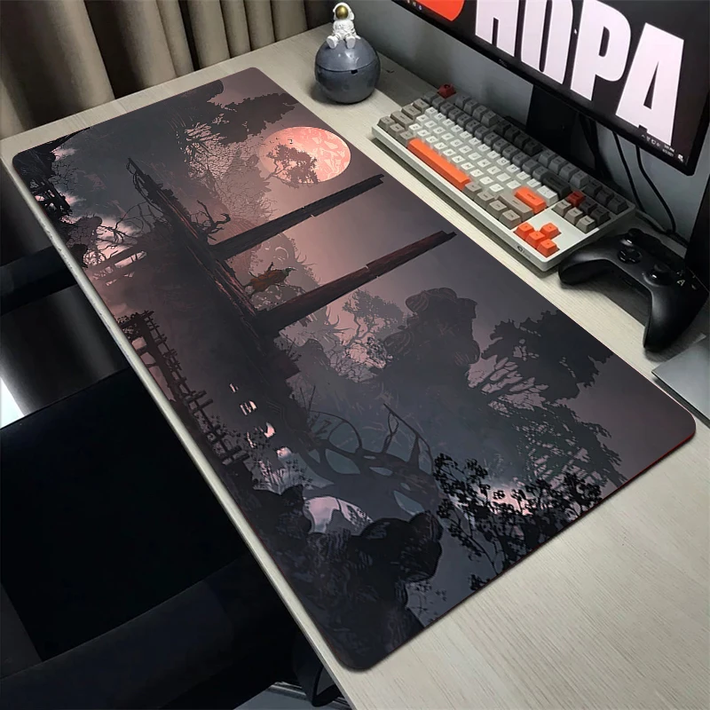 

2023 New Large Mouse Pad Gamer Mouse Mat Mousepads Office Accessories For Desk Pad Keyboard Mat Natural Rubber Big Desk Mice Pad