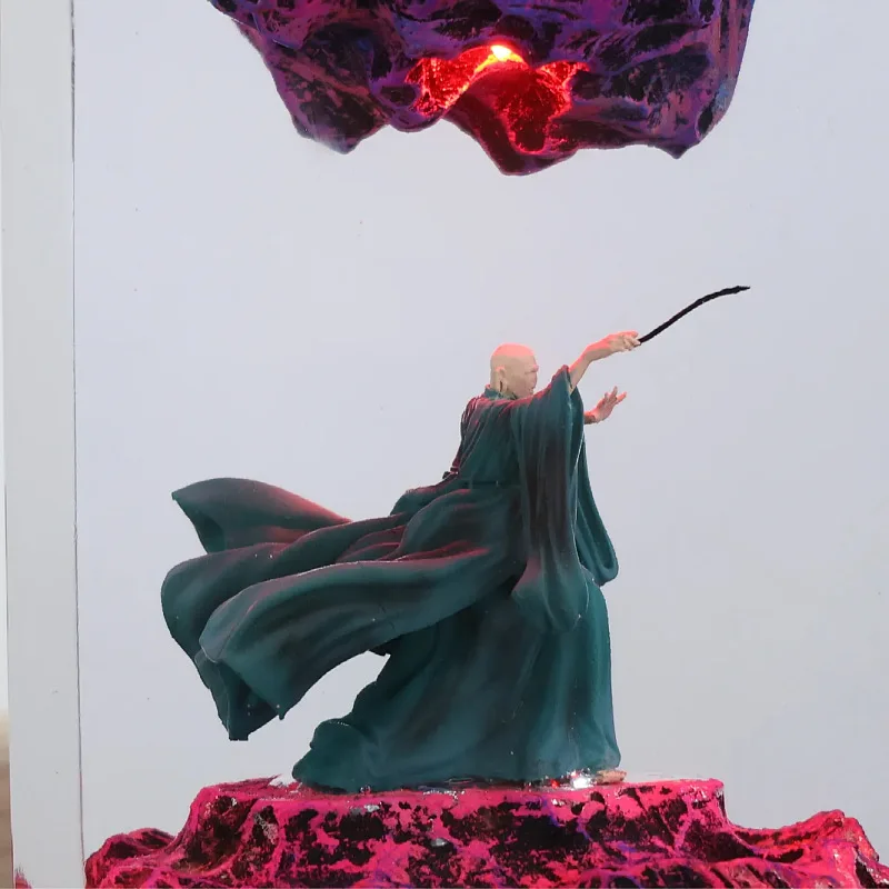 映画フィギュア生物樹脂テーブルライトクリエイティブアートショックデコレーションランプマジシャンテーマナイトライトUSB充電