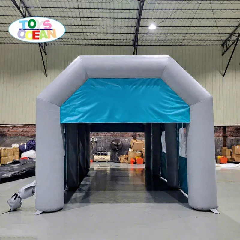TOYS-OCEAN Factory-Customized Outdoor Camping Tents Inflatable Arched Sunshade Tents Built-In Fan Customizable Size Leisure