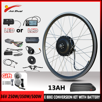 JUE SHUAI Electric Bike Conversion Kit 36V 250W/350W/500W Front/Rear Hub Motor Wheel 20\