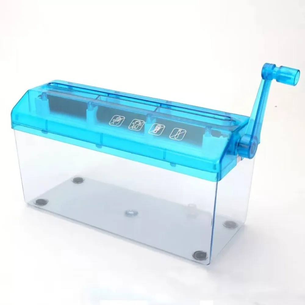 Trituradora Manual ABS de alta calidad, manivela, Mini trituradora Manual, documentos transparentes ecológicos, herramienta de corte de papel para el hogar y la Oficina