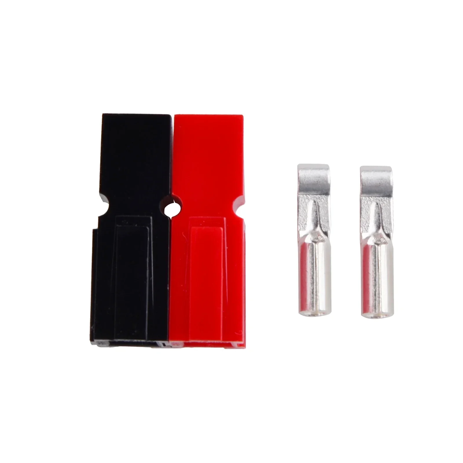 30A 2Pin Power Pole Connectors Red Black, Interlocking Terminal Plug for Marine RV Solar Battery Systems