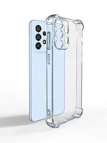 Luxury Clear Phone Case For Samsung Galaxy A52 Shockproof Case For Samsung A53 A54 Back Cover