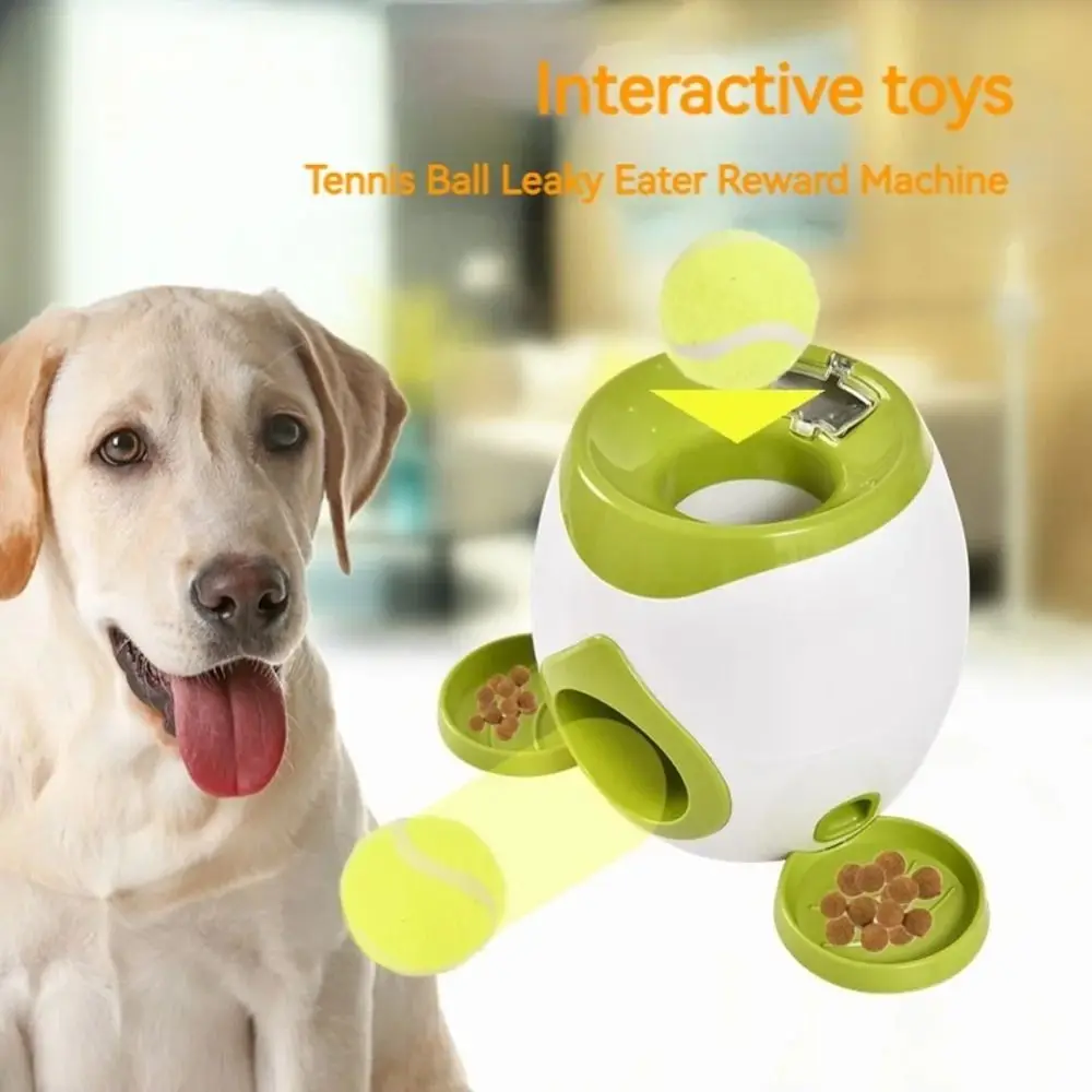 

Interactive Plastic Dog Ball Launcher Automatic Slow Feeding Dog Food Reward Machine Dog Dog Training