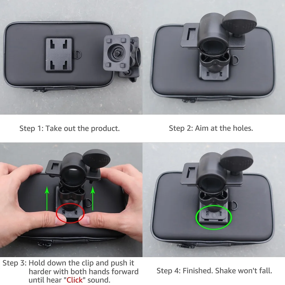 Untoom Bicycle Motorcycle Phone Holder Waterproof Bike Phone Case Bag for iPhone 15 14 Pro Max Plus Samsung Scooter Phone Case