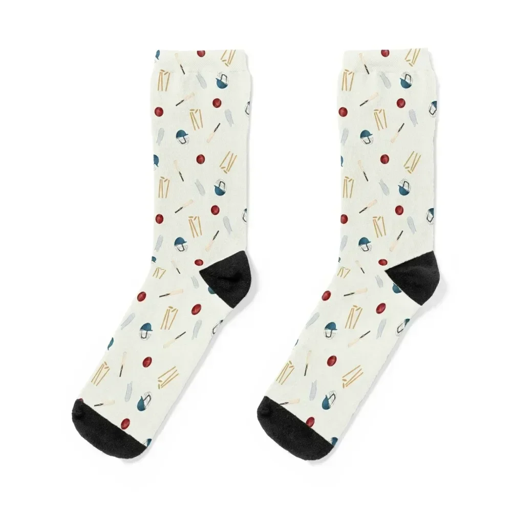 

Cricket Watercolour Pattern Socks Running Rugby Luxury Woman Socks Men's