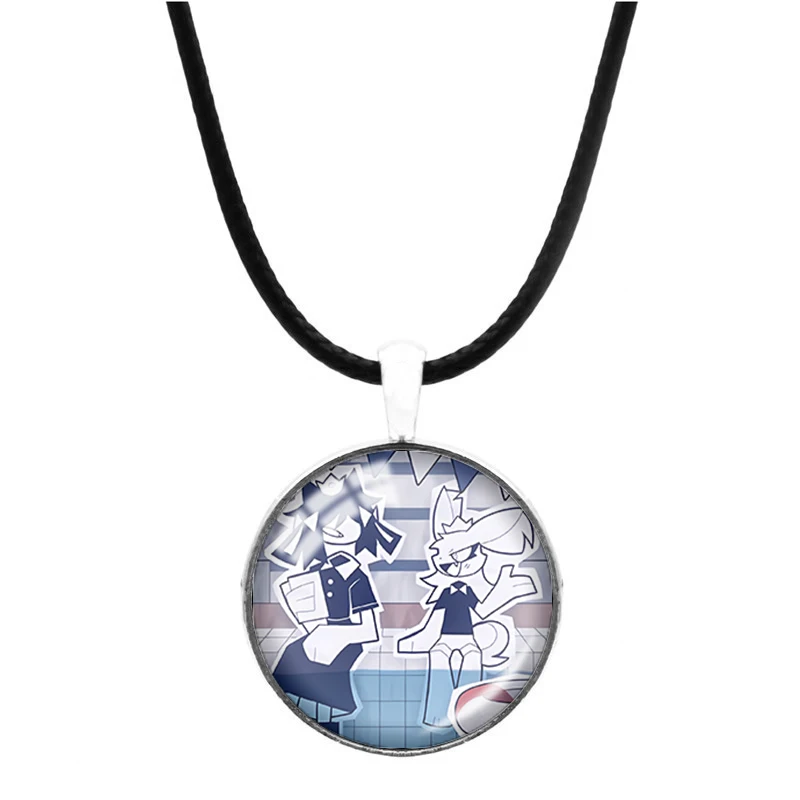 Fundamental Paper Education Anime Necklace Miss Circle Fashion Jewelry Necklace Cartoon Cute Neck Accessories Charm Pendant Gift