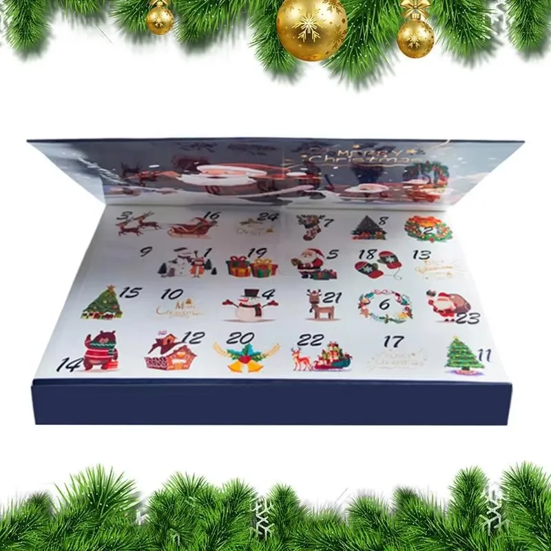 2024 New Surprise Gift Advent Calendar Empty Boxes To Fill 24 Days Countdown Christmas Festival Calendar For Annual Meeting