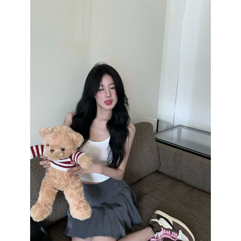 Pantalones sexuales con entrepierna abierta para exteriores, pantalones calientes exóticos, falda para mujer, pantalones cortos de verano, minifaldas de Yoga de cadera melocotón Y2k, ropa de calle informal para parejas