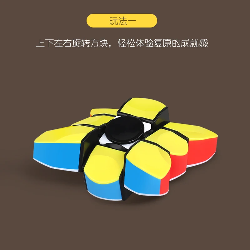 SENGSO Fingertip Gyro Fidget Hand Spinner Relax Stress Toy Puzzle Magic Cube 1x3x3 Fingers Speed Twist Anti-Stress Cube