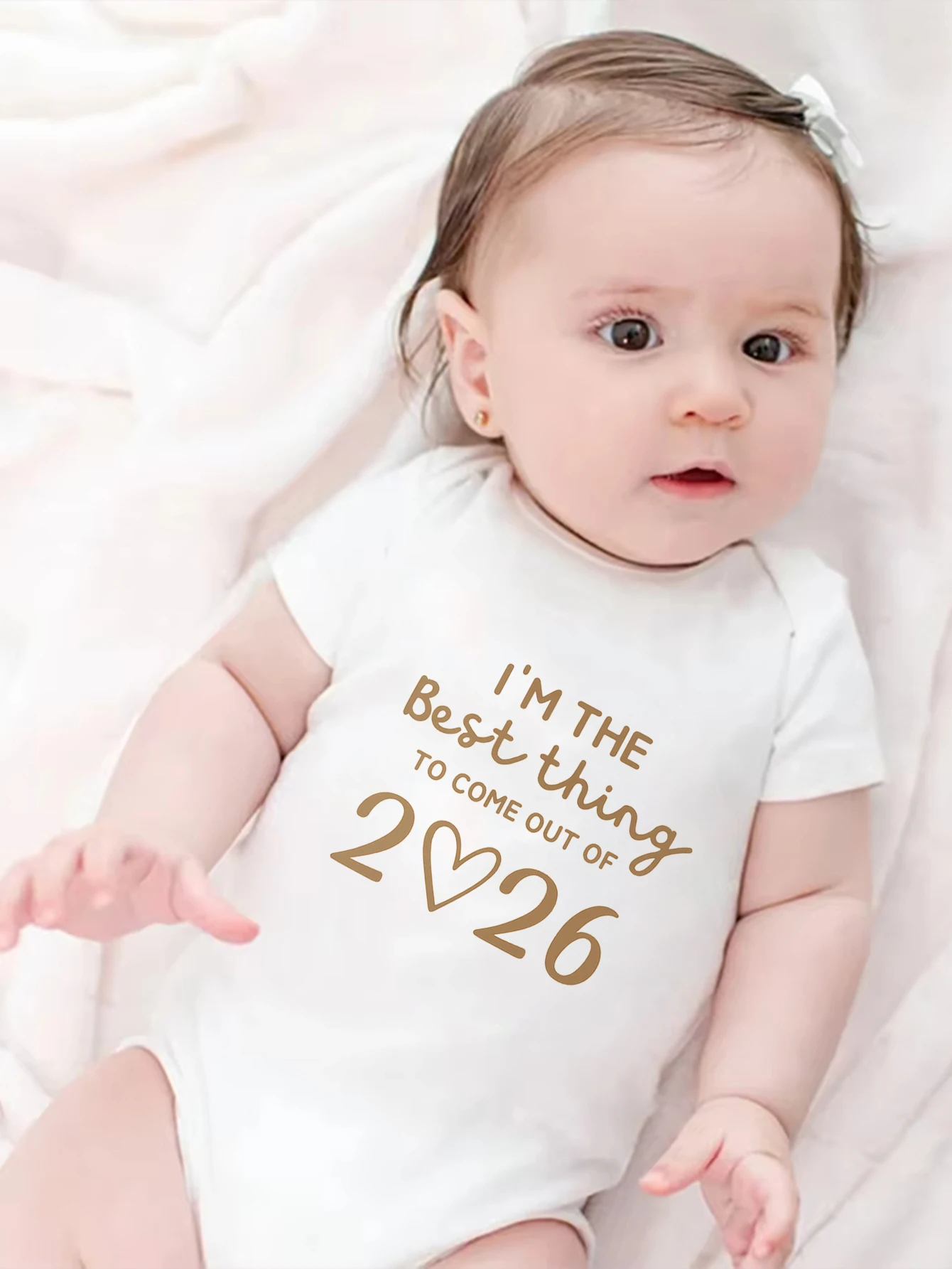 

Новый комбинезон-боди для новорожденных 2026 года, без рукавов, с буквенным принтом, для мальчиков и девочек, для прогулок на улице