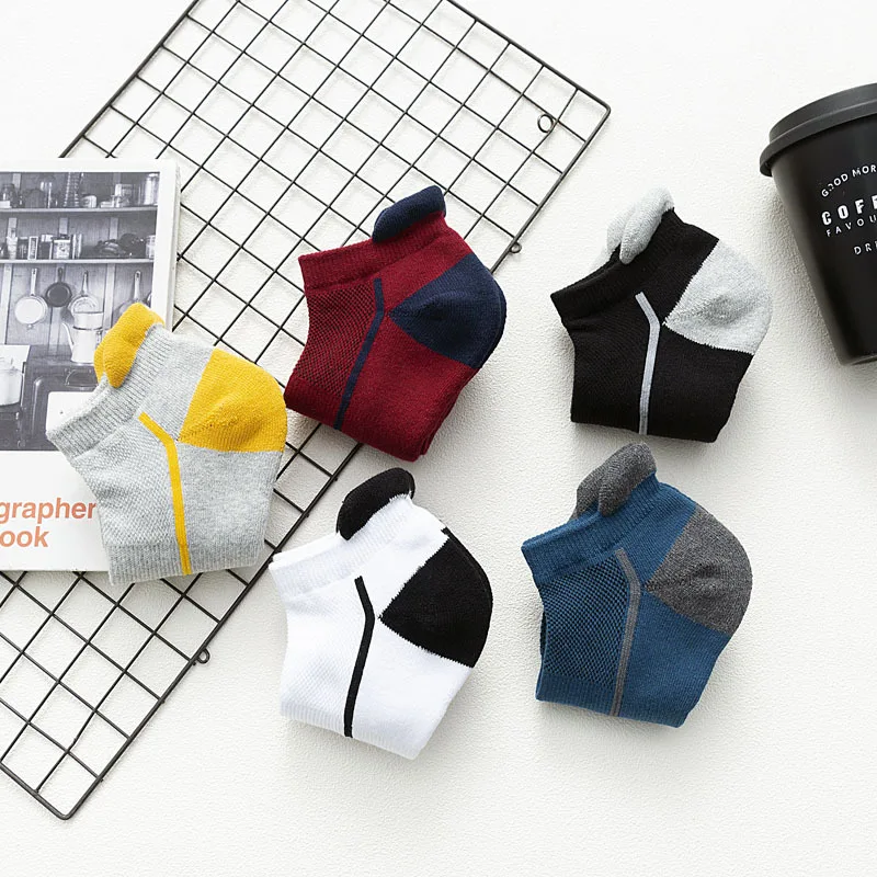 5 Paare/Los Herrensocken aus Baumwolle, Sport, Business, atmungsaktiv, Herrensocken, Meias, neu, große Größe 38-45, Größe EU38-45, hohe Qualität – Detail 7