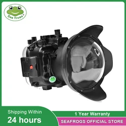 Seafrogs 40meter Waterproof Camera Housing Diving Case For Sony A7SIII 28-70mm 90mm 16-35mm 12-24mm