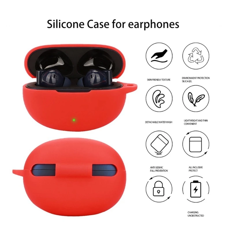 Flexible Cover Not Scratch & Shockproofs Designings Earbud Case Dustproof & Waterproof Earphone Case For Realme Buds Air 6