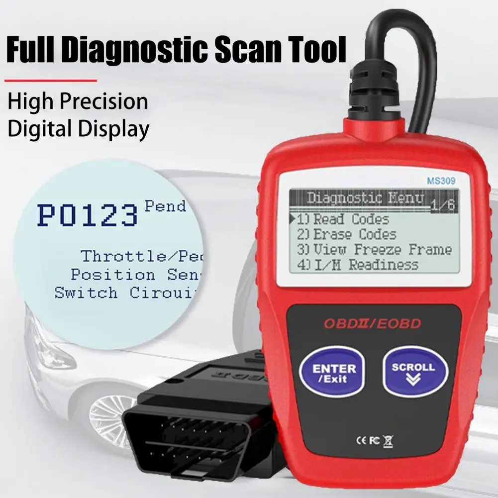 MS309 High-performance Multi-language Plug Play Lightweight Full Diagnostic Scan Tool Diagnostic Scan Tool Diagnose Faults