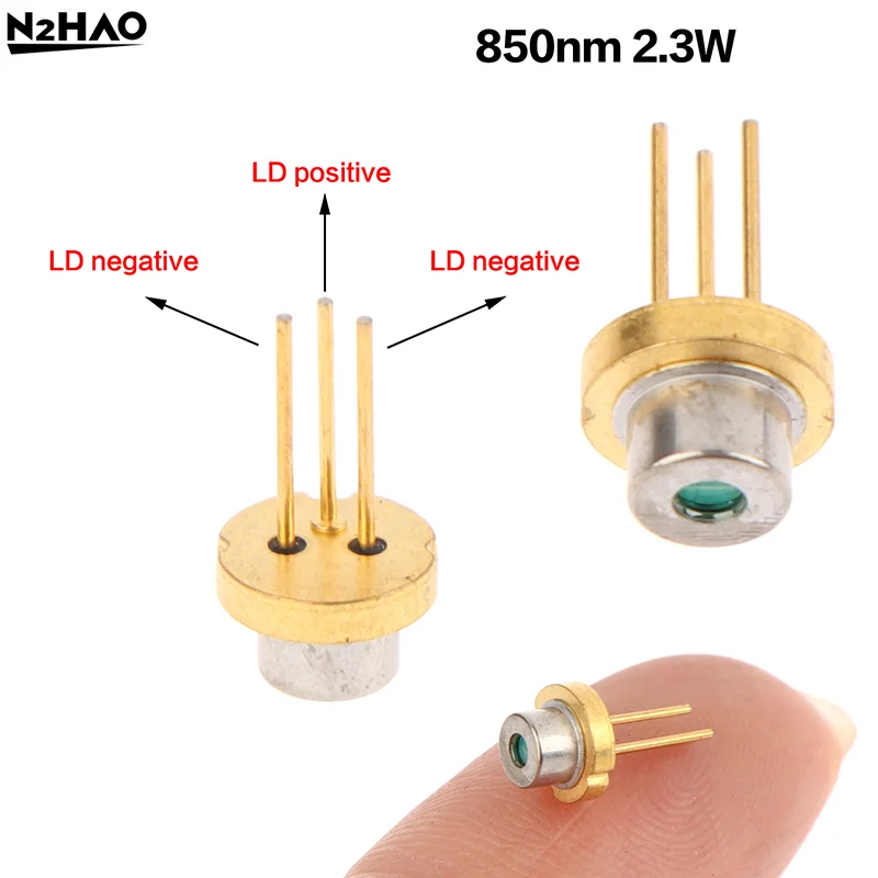 1.7V-2.2V 850NM 2.3W IR 5.6mm TO-18 レーザーダイオード 2300mW 強力な赤外線 LD ナイトビジョンレーザーアクセサリー